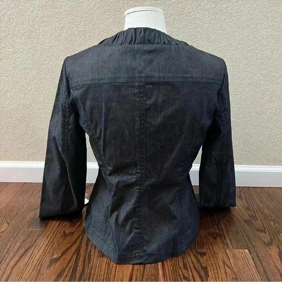 Pendleton Stretch Blazer Jacket Women’s Size Small Black/Charcoal NWT $168 - Picture 3 of 16